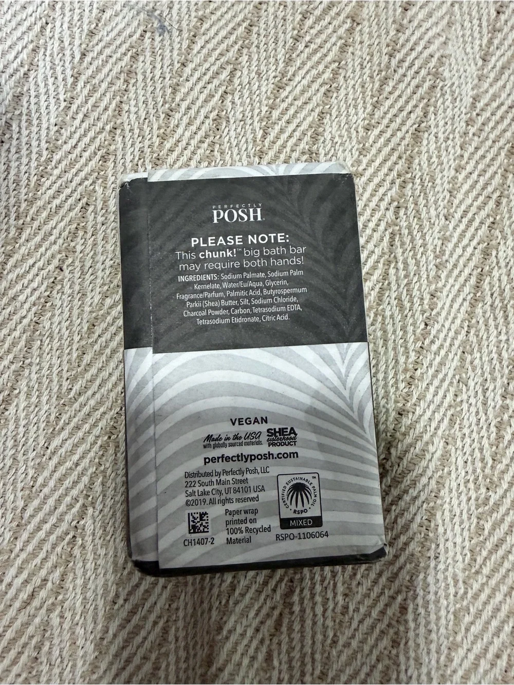 Perfectly Posh moisturizing bar